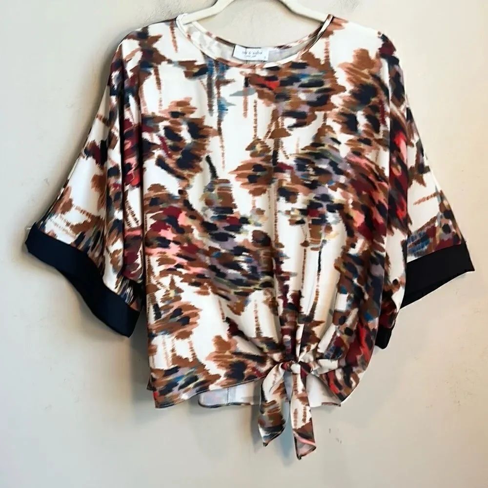 Lola & Sophie Women’s Relaxed Fit Blouse S-M